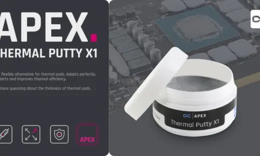 Alphacool launches Apex Thermal Putty X1 as a flexible alternative to GPU thermal pads