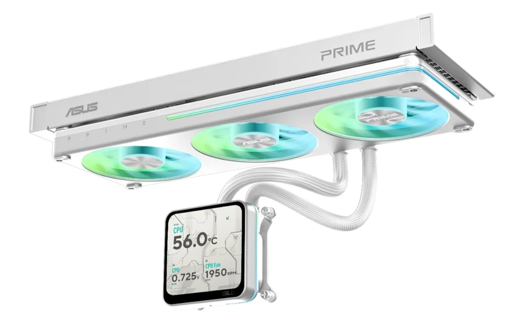 ASUS Prime II 360 ARGB LCD White